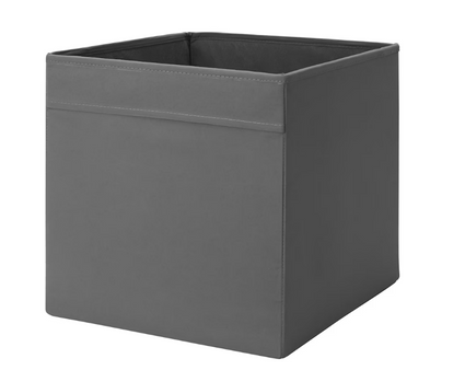 DRONA IKEA box dark grey 33x38x33 cm