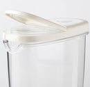 IKEA 365+ Dry food jar with lid, transparent/white, 1.3 L