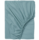 DVALA Fitted sheet, light blue, 90x200 cm