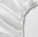 DVALA Fitted sheet, white, 180x200 cm