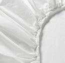 DVALA Fitted sheet, white, 90x200 cm
