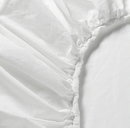 DVALA Fitted sheet, white, 140x200 cm