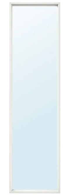 NISSEDAL Mirror white 40x150cm