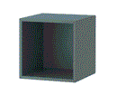 EKET Cabinet, grey-turquoise, 35x35x35 cm