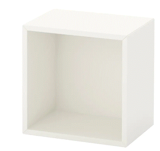 EKET Cabinet, white, 35x25x35 cm
