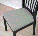EKEDALEN Chair, black/Orrsta light grey
