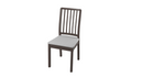 EKEDALEN Chair, dark brown/Orrsta light grey