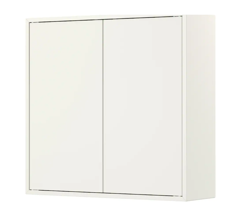 EKET Cabinet with 2 doors & 2 shelves white, 70x25x70 cm.