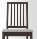 EKEDALEN Chair, dark brown/Orrsta light grey