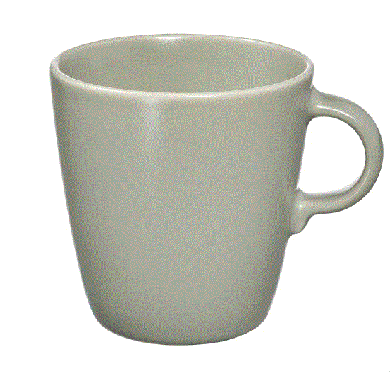 FARGKLAR mug matt green 37 cl
