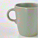 FARGKLAR mug matt green 37 cl