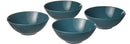 FÄRGKLAR Bowl, glossy dark turquoise, 16 cm