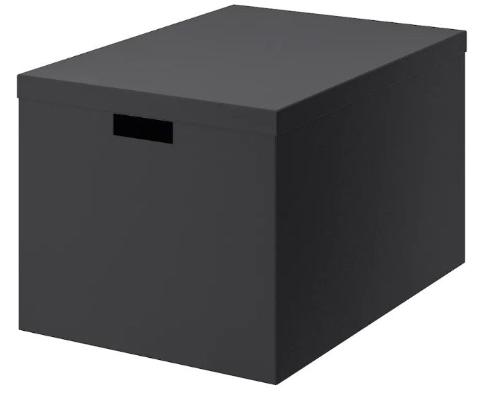 TJENA storage box with lid 35x50x30cm