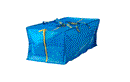 FRAKTA Trunk for trolley, blue, 73x35x30 cm 76 l