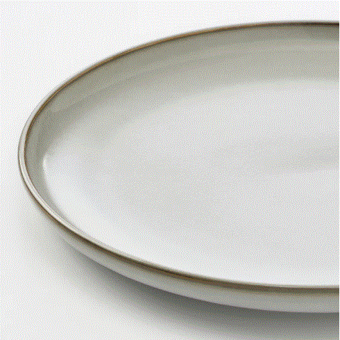 GLADELIG Plate, grey, 25 cm