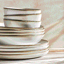 GLADELIG Plate, grey, 25 cm