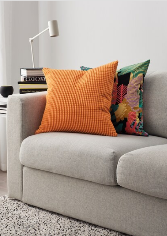 GULLKLOCKA IKEA pillow cover orange 50x50 cm