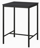SANDSBERG bar table, black, 67x67x90 cm