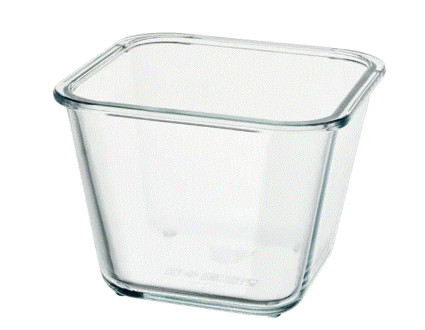 IKEA 365+ food container square/glass