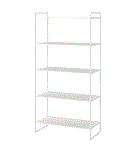 JONAXEL Shelf unit, white, 31 1/2x15x63 "