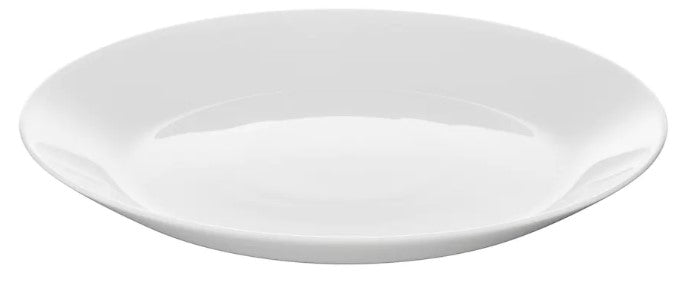 OFTAST Side plate, white, 19 cm
