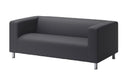 KLIPPAN IKEA Cover for 2 seat sofa grey