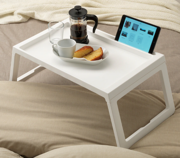 KLIPSK IKEA bed tray white.