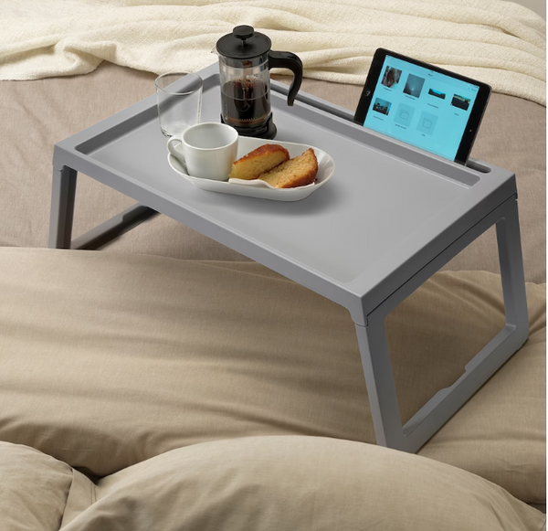 KLIPSK IKEA bed tray grey