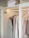 KOMPLEMENT Clothes rail, white, 50 cm