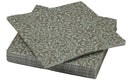BIRKELÅNGA Paper napkin, leaf pattern grey-green, 33x33 cm