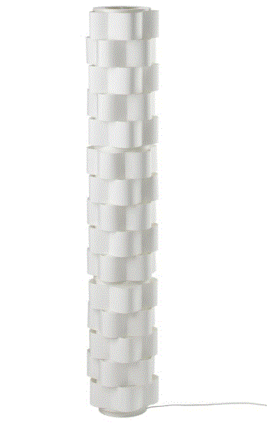 LAGTRYCK IKEA floor lamp white 138 cm