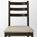 LERHAMN Chair, black-brown/Vittaryd beige