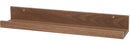 MOSSLANDA Picture ledge, walnut effect, 55 cm