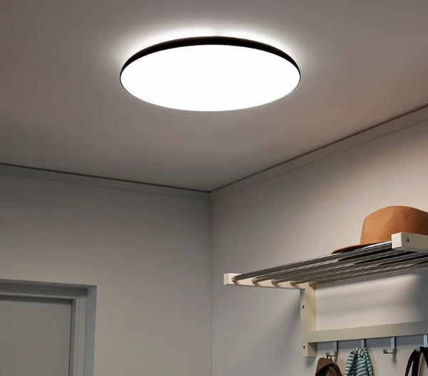 NYMÅNE LED ceiling lamp, anthracite