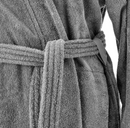 ROCKÅN Bath robe, grey, L/XL