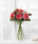 SMYCKA artificial bouquet dark pink, 50cm