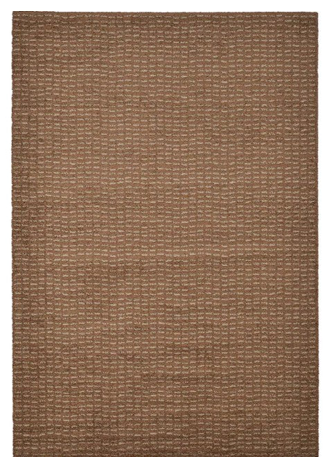 LANGSTED Rug, low pile, light brown, 133x195 cm