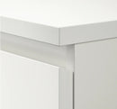 MALM Chest of 3 drawers, white, 80x78 cm