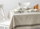 VARDAGEN Table cloth, beige 145x240 cm
