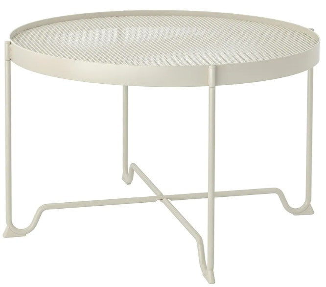 KROKHOLMEN Coffee table, outdoor, beige, 73 cm