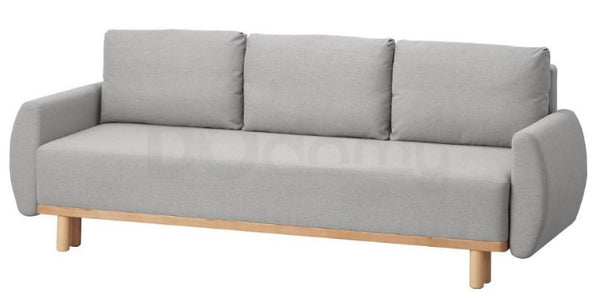 GRUNNARP 3 seater sofa bed gray