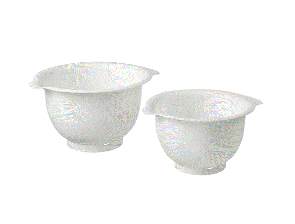 VISPAD Mixing bowl, set of 2, white