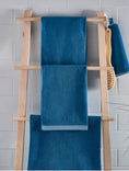 VIKJARD IKEA Towel blue 70x140
