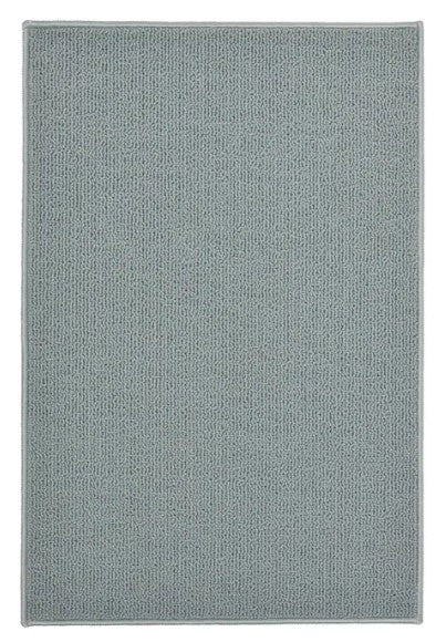 FINTSEN Bath mat, grey, 40x60 cm