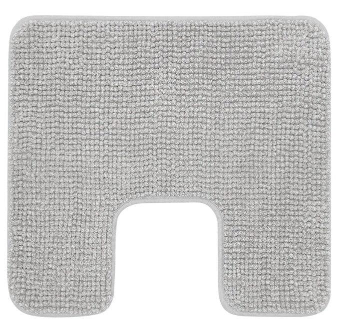 TOFTBO Pedestal mat, grey-white mélange, 55x60 cm